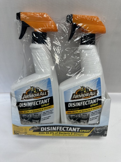 (2 Pack) Armor All Disinfectant Spray (64 OZ Total)