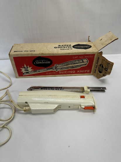Vintage Sunbeam Electric Slicing Knife