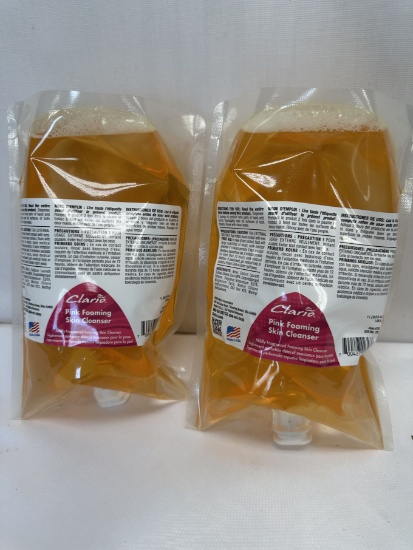 (2) Clario Pink Foaming Skin Cleanser (2 Quarts Total)