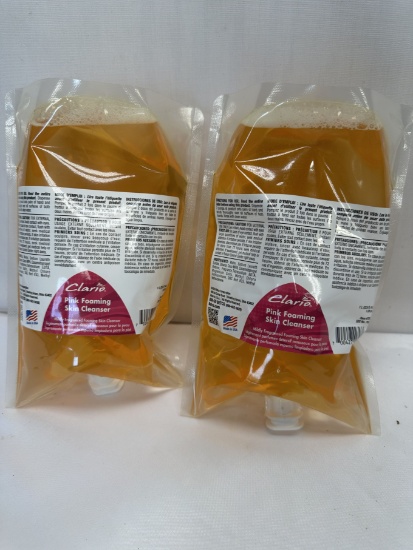 (2) Clario Pink Foaming Skin Cleanser (2 Quarts Total)