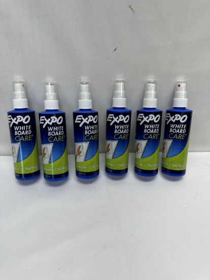 (6) EXPO White Board Care/Cleaners