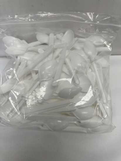 Approx 200 Plastic Spoons
