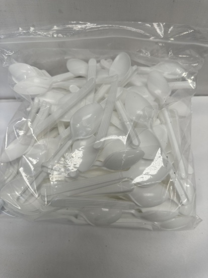 Approx 200 Plastic Spoons