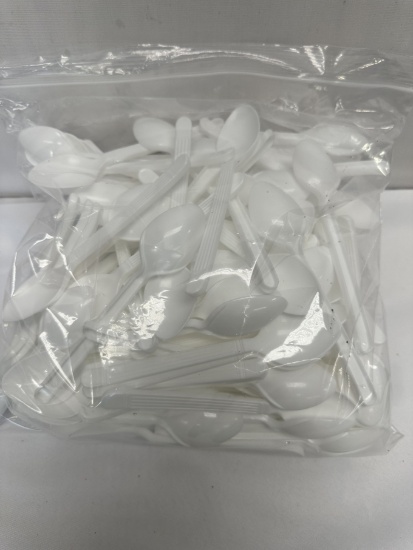 Approx 200 Plastic Spoons