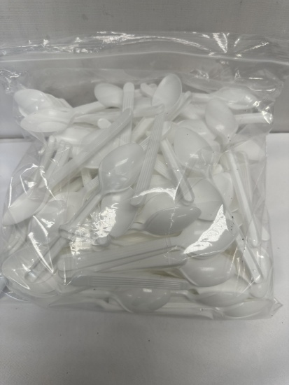 Approx 200 Plastic Spoons