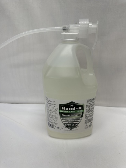 Hand-D Advanced Gel Formula Lemon Scent Hand Sanitizer (1 Gallon)