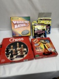 Box Lot/Board Games, Chess, UNO Tippo, ETC