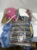 2 Mystery Bags Full of Linens, Blankets, ETC