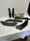 Dtouch Front Bumper Lip Splitters 6 Piece Set/Carbon Fiber Look