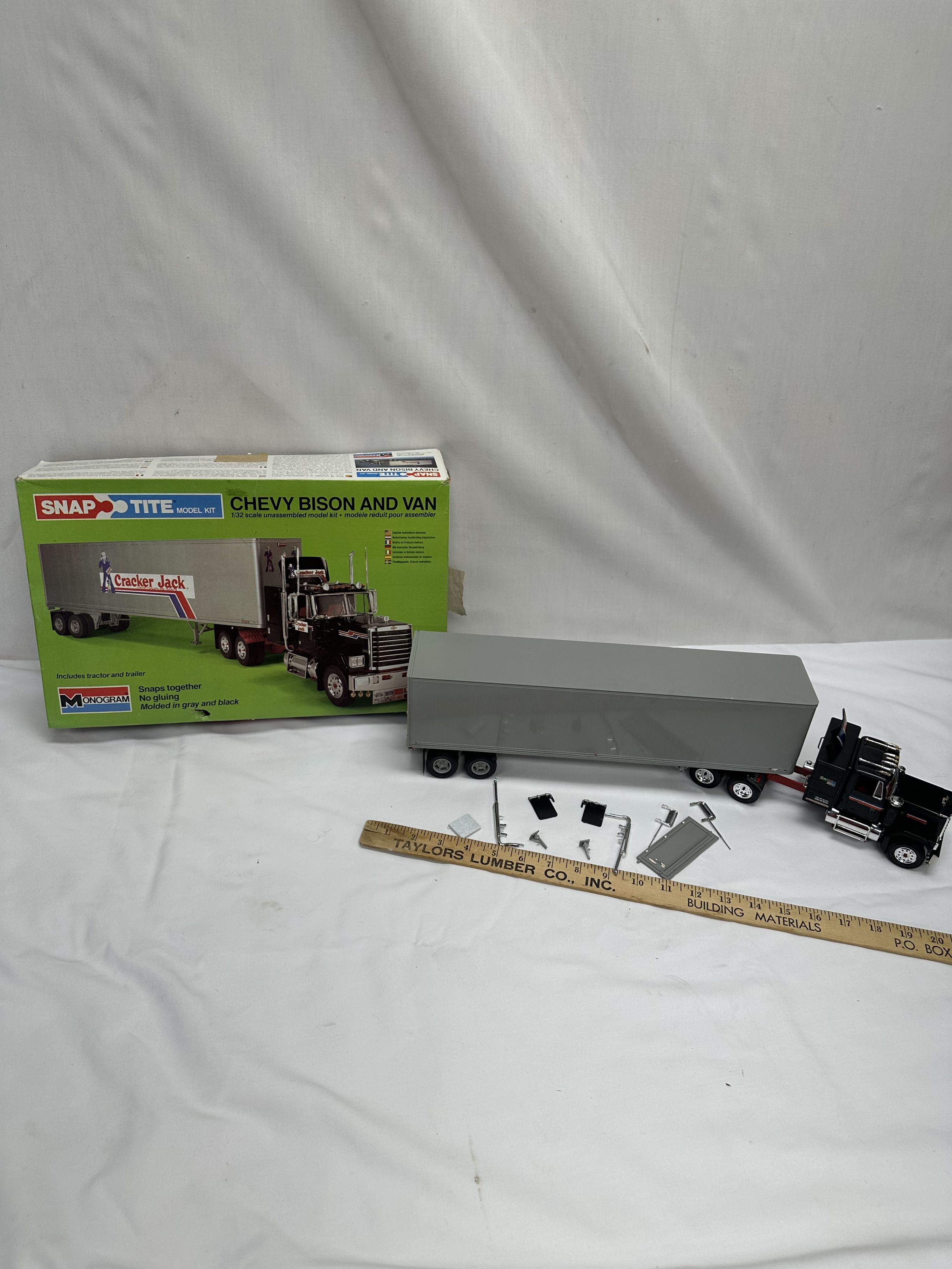 Vintage Monogram Snap Tite Model Kit/Chevy Bison | Proxibid