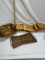 Box Lot/Vintage Wooden Serving Trays (Karoff Extendable Tray), ETC