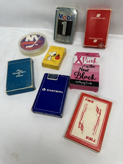 Box Lot/Novelty, Advertisement Decks of Playing Cards