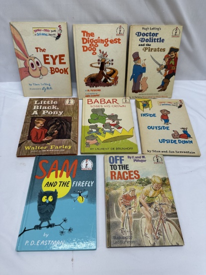 (8) Vintage Kids Beginner Books