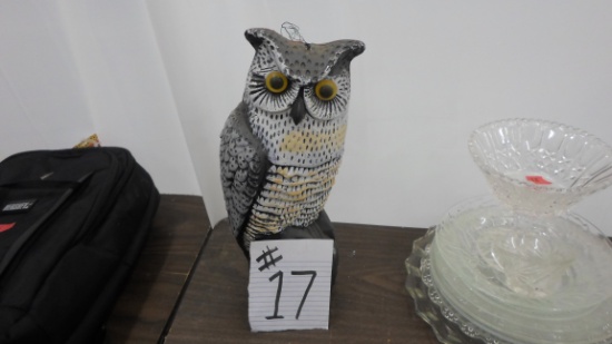 owl, pest control yard owl or decor piece