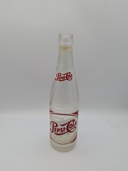 1950's Pepsi Cola Glass Bottle