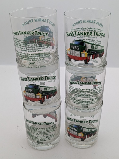 Lot of 6 Hess Collector Glasses