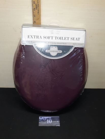 Extra Soft Toilet Seat, New