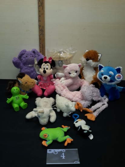 Stuffed Animal Lot, Minnie Mouse, etc