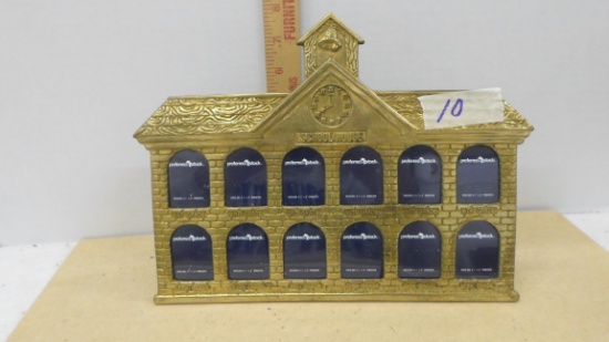 1st - 12th school pic frame, made of solid brass