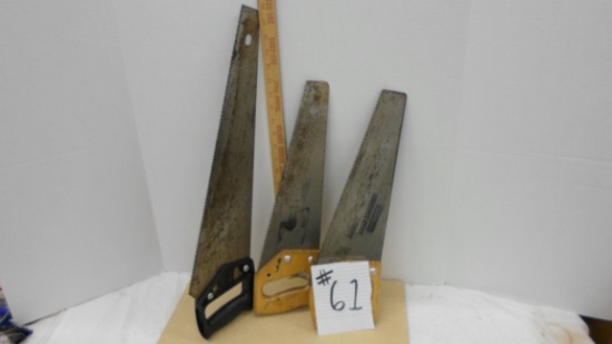 hand saws, lot of 3
