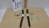 watches, mixed lot of watches and parts