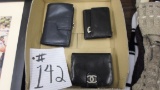 ladies wallets, lot of 3 all leather