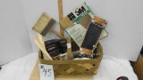 paint supplies, mixed lot includes a craftsman sander