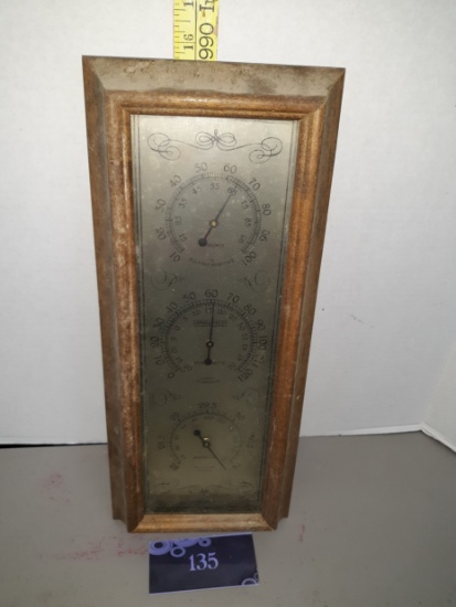 Vintage Barometer with Key