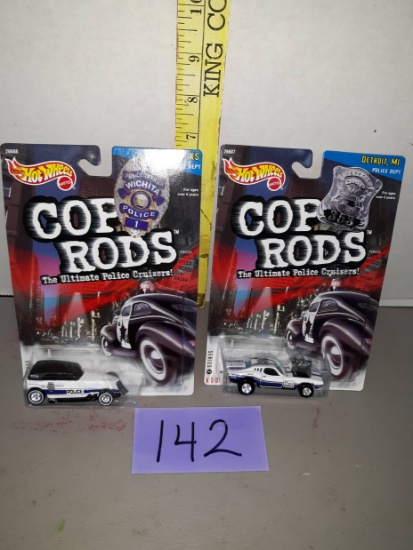 Hot Wheels Cop rods, Qty:2, Unopened