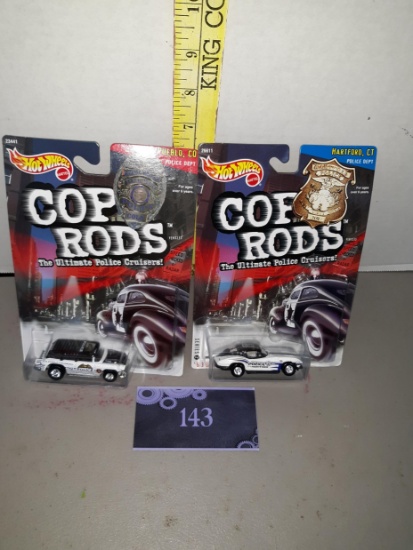 Hot Wheels Cop rods, Qty:2, Unopened