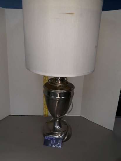 Decorative Lamp, Silver