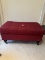 Large Storage Bench On Metal Casters (Local Pick Up Only)