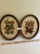 (2) Oval Framed Hummel Art Pieces