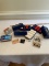 Box Lot/Vintage Poker Chips, Match Boxes, Match Books, ETC