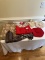 Box Lot/Vintage Kids Clothes, Hats, Scarfs (Some Seem Hand Made)