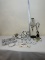 Box Lot/Made In China Pieces, Portugal Hand Painted Serving Trays, ETC