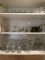(3) Shelves Full/Stemware, Bowls, ETC