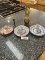 Box Lot/Made In China Candle Holders, Portugal Candle Holder, Sterling, ETC