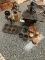 Box Lot/Cast Iron Pieces, Grinder, Muffin Pan, Copper, ETC