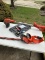 Box Lot/Hedge Trimmers with Battery & Charger, Drill (No Charger), String Trimmer (No Charger)