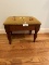 Nice Needlepoint Solid Wood Foot Stool
