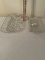 Vintage Cut Glass Serving Trays
