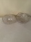 Vintage Scalloped Heavy Cut Glass Serving Bowls (Crystal?)