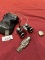 Box Lot/Sterling Silver Pieces, Meade Opera Glasses, ETC