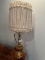 Vintage Brass & Glass Décor Table Lamp (Local Pick Up Only)
