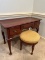 Vintage Nice Harden Solid Cherry Desk with Stool (Local Pick Up Only)
