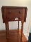 Nice Vintage Drop Leaf Cherry Wood 2 Drawer Table (Local Pick Up Only)