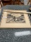 Vintage Framed Art Piece/Seaside Nomads, Lawrence Beall Smith