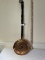 Vintage Copper Bed Warmer with Wall Hook