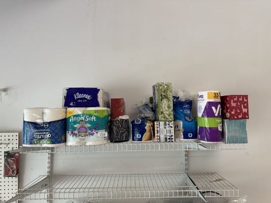 Shelf Full/Toilet Paper, Kleenex, ETC